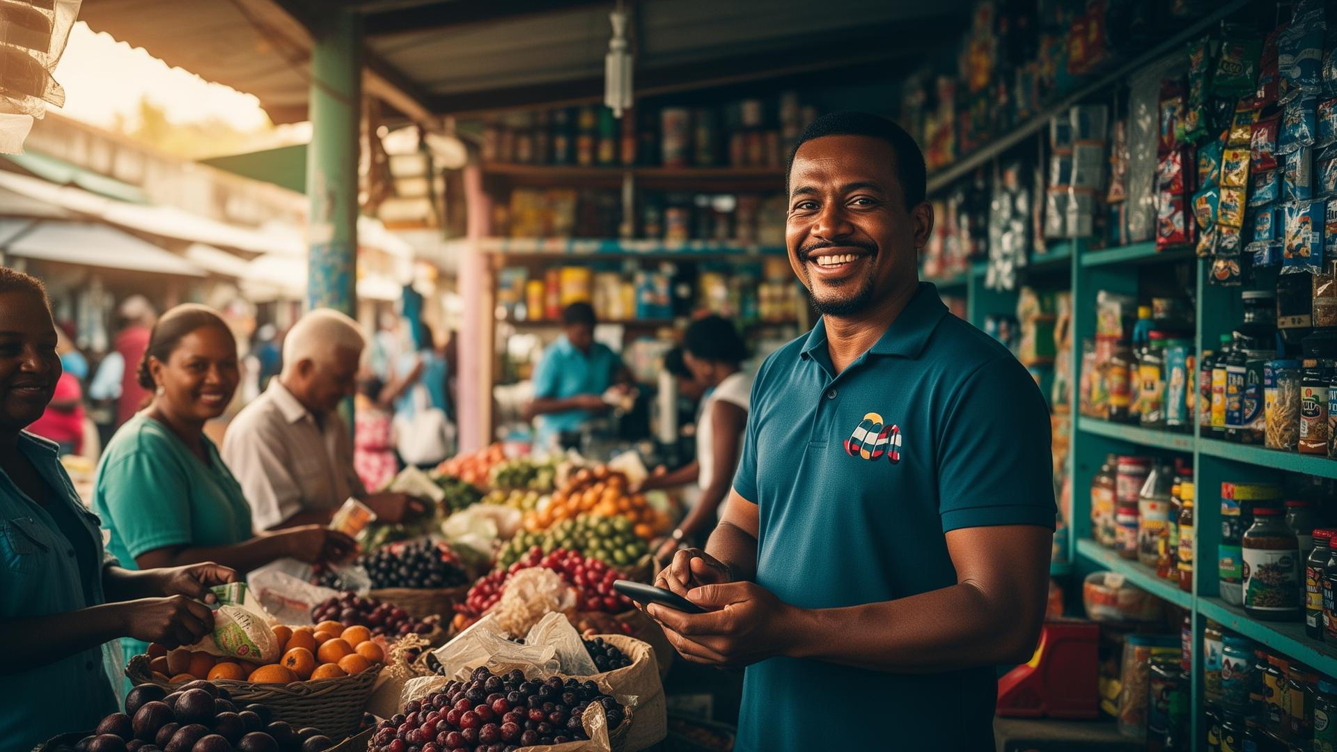 Comerciantes dominicanos financiados por Inversiones Genao